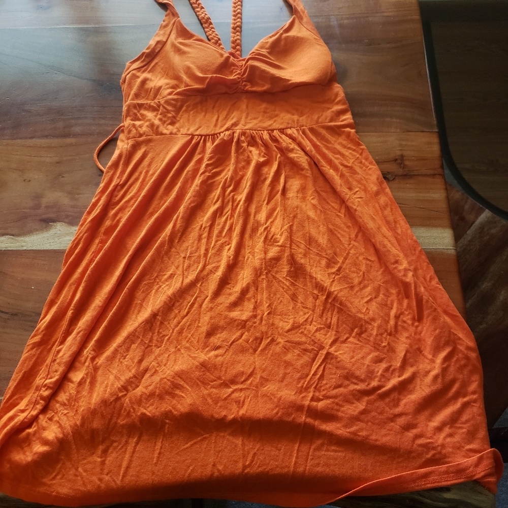 Orange dress